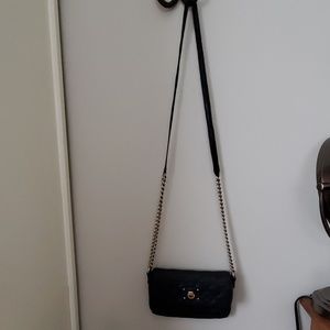 Marc Jacobs Black Leather Crossbody Purse